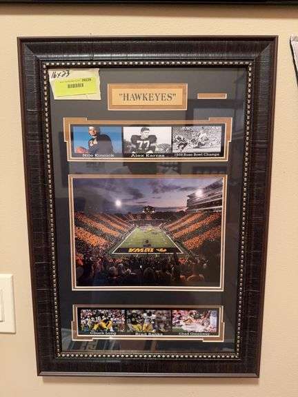 Iowa Hawkeye football photo collage image