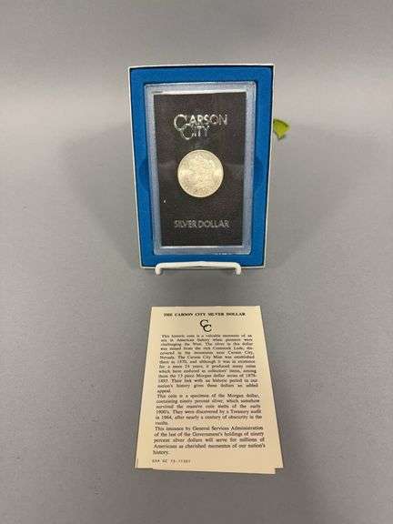 Carson City silver dollar image