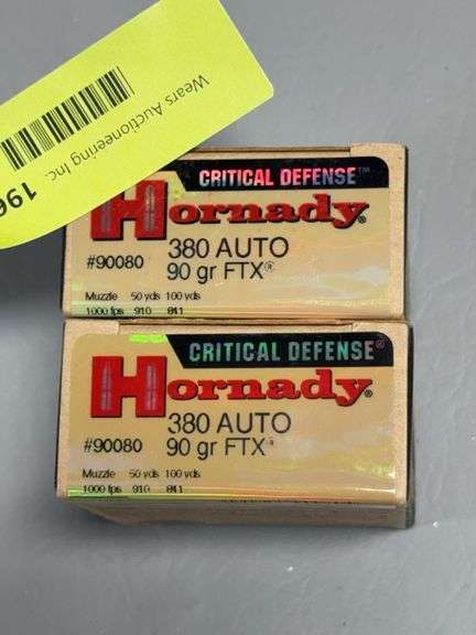 50 rounds Hornady 380 Auto image
