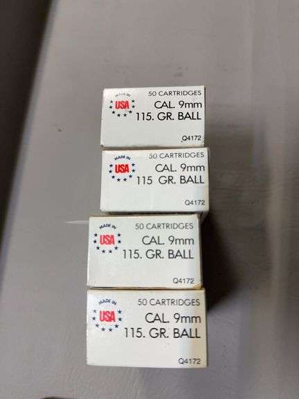 200 rounds 9mm ammo, factory load? image