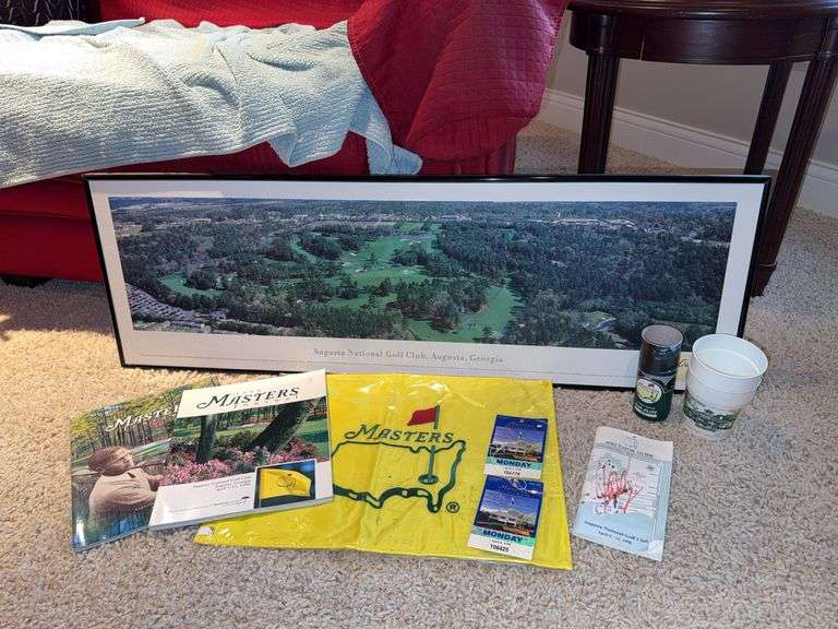 Masters golf memorabilia image