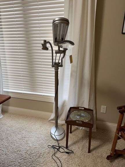 Ottlite magnifying light and small table image