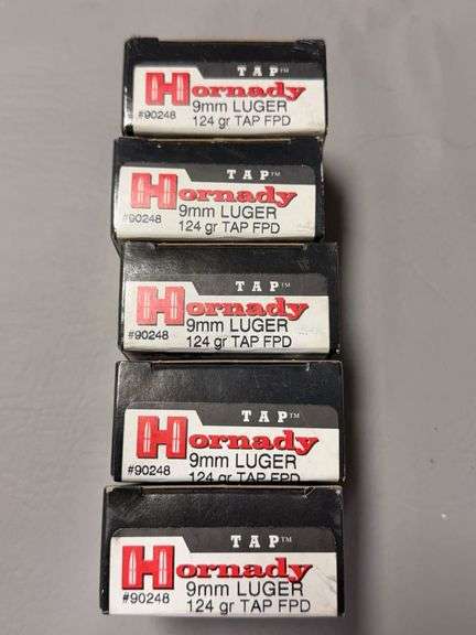 125 rounds Hornady 9mm image