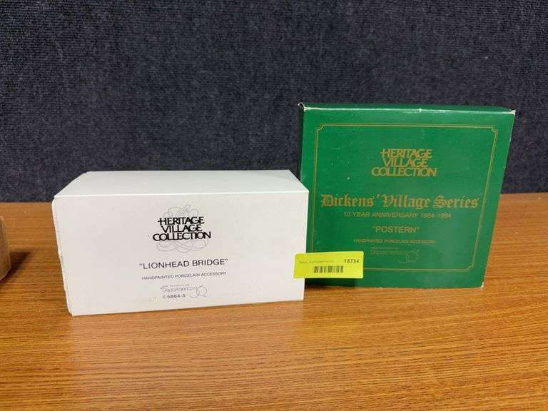 Dept 56 Heritage Village Collection “Lionhead Bridge” and “Postern” image