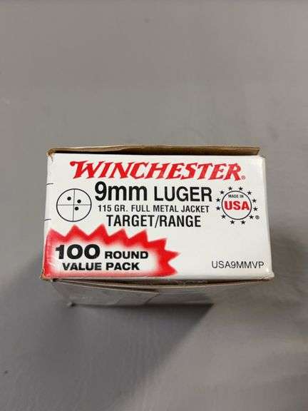 100 rounds Winchester 9mm image