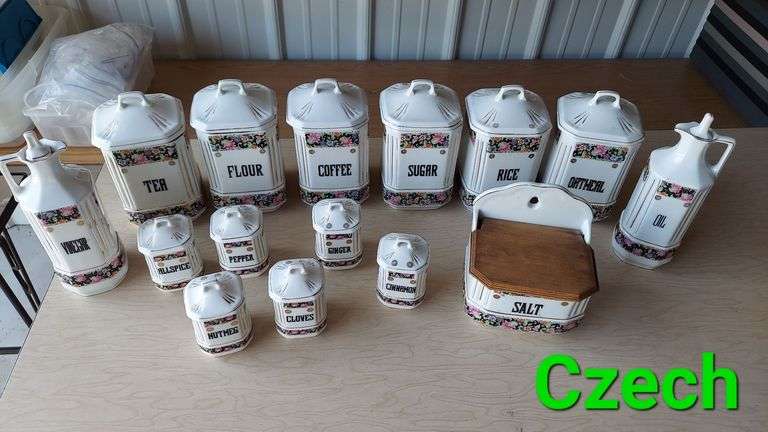 Czech spice/canister set image