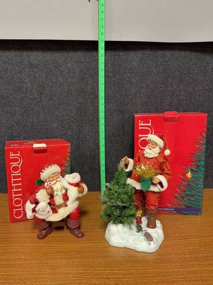 Two Clothtique figurines-“Christmas Glow” and “Unbearably Delicious” image