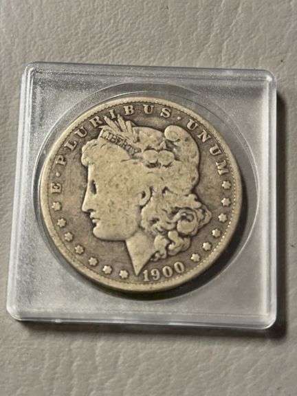 Morgan silver dollar 1900, NO mint mark image