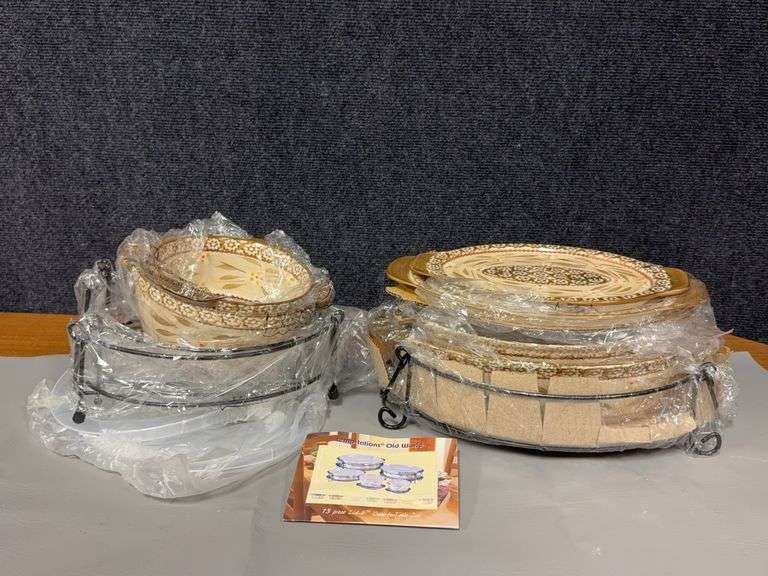 Temptations Old World 13pc Lid-It Oven To Table Set NEW image