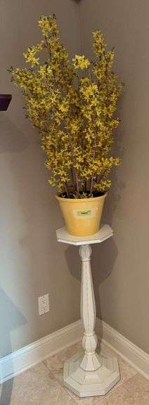 33" plant stand and 36" artifical plant image