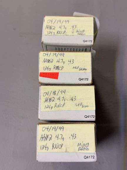 200 rounds of assorted 9mm reloaded ammo image