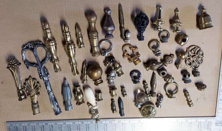 Fancy Lamp Finial Locks, art deco and various other styles image