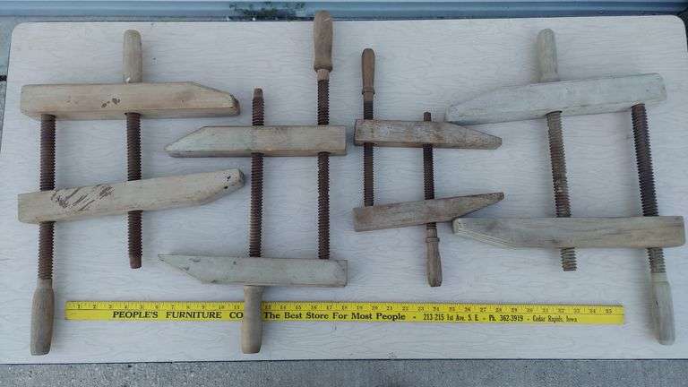 Wood Vise Clamps (disassembled for storage) image