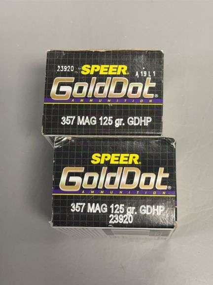 40 rounds Speer GoldDot 357 Magnum image
