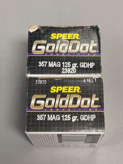 40 rounds Speer GoldDot 357 Magnum image