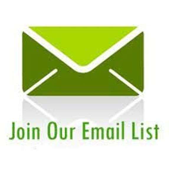 Join our email list to keep up to date! image