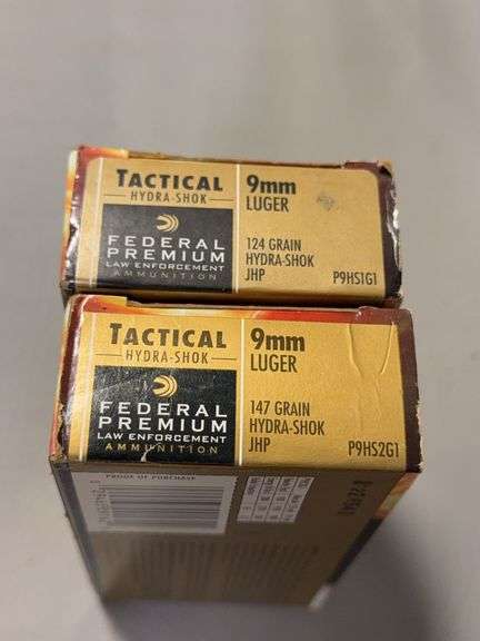 100 rounds Federal Premium 9mm image
