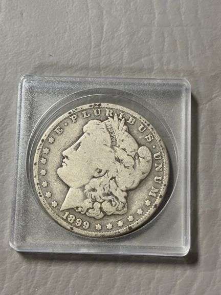 Morgan silver dollar  1899, NO mint mark image