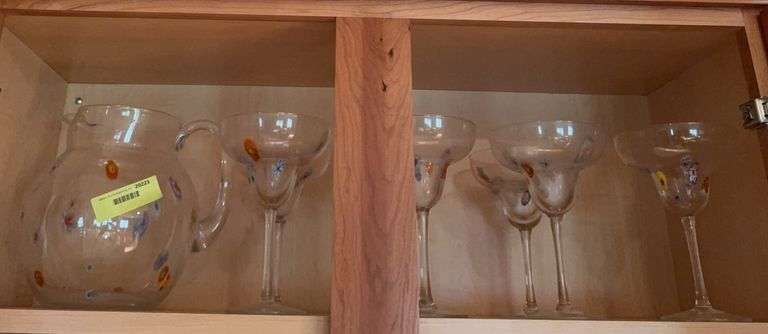 Pitcher and 6 glasses image