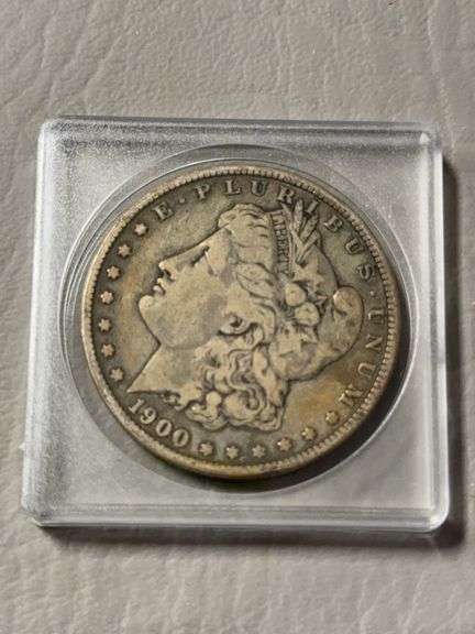 Morgan silver dollar 1900, NO mint mark image