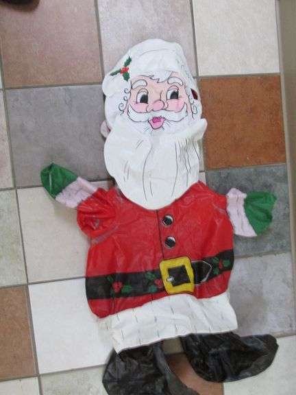 Santa and Candy Cane blow up(by mouth) image