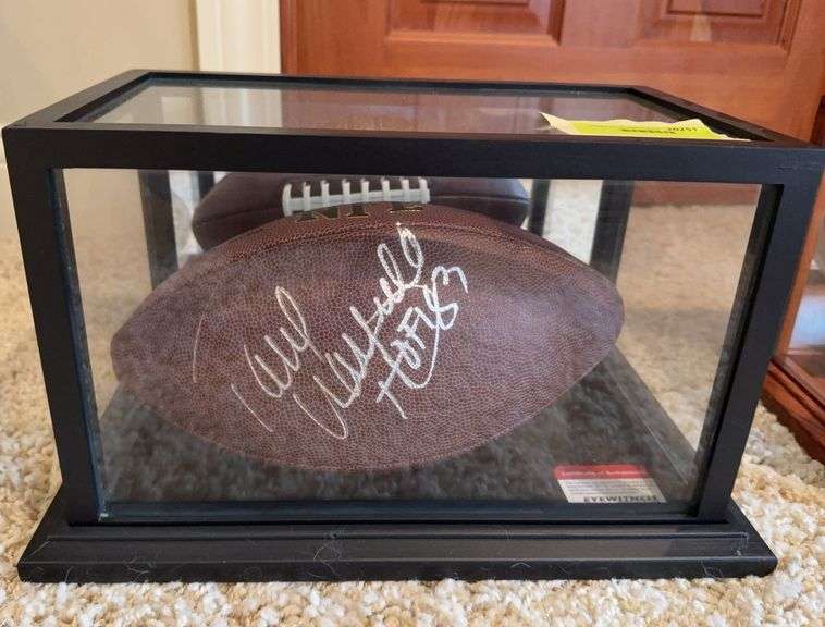 Paul Warfield HOF 83 autographed football image