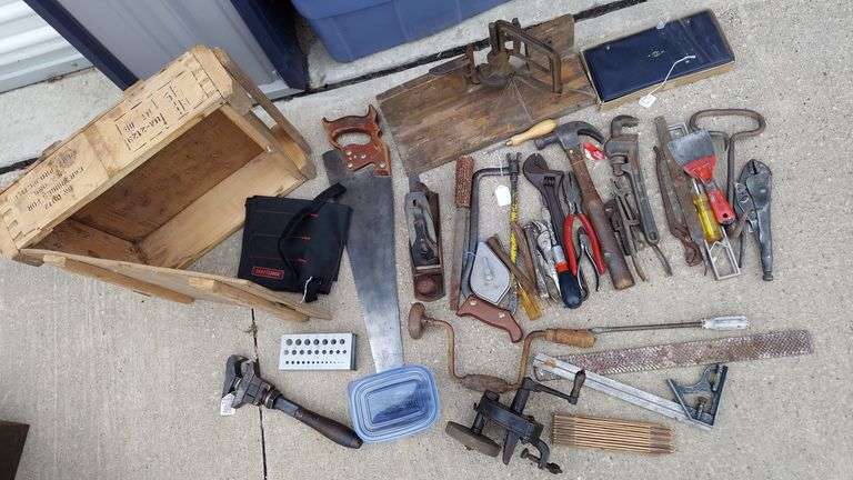 Mixed Hand Tools & Toolbox image