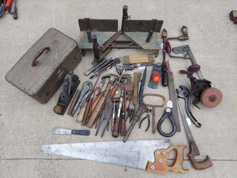 Mixed Hand Tools & Toolbox image