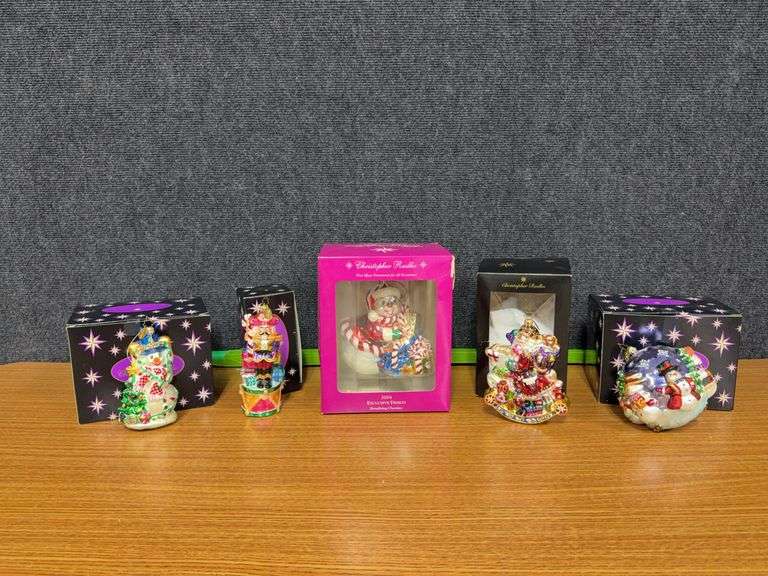 Five Christopher Radko ornaments image