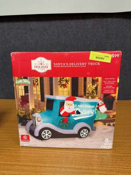 8’ inflatable Santas Delivery Truck image
