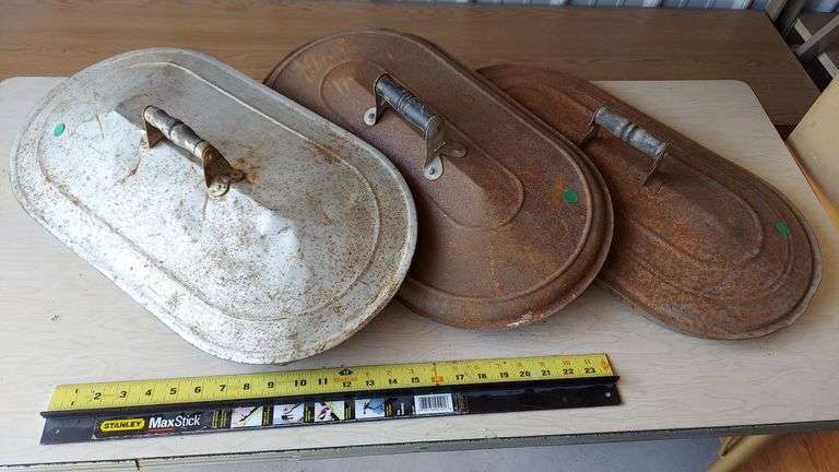 Misc cast iron, copper, wood, and other stuff to upcycle! image