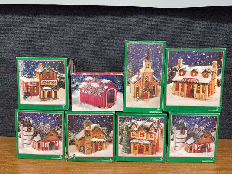 8pc Christmas Village image