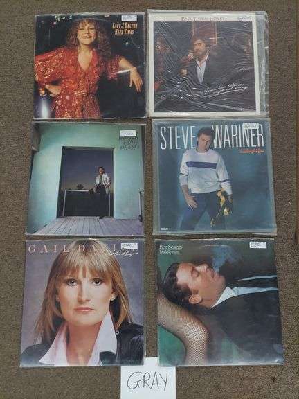 Record albums as shown (27 count) vinyl records image