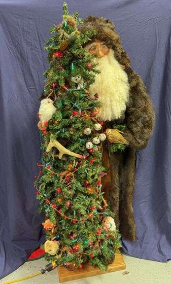Approx 5’ tall Santa Originally purchased from VonMaur 2005 $143 image