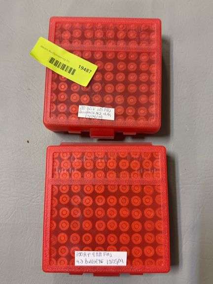 200 rounds of assorted 9mm reloaded ammo image