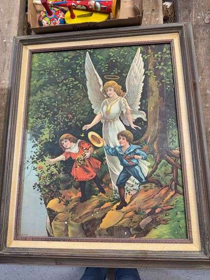 24x20 framed “Guardian Angel” image