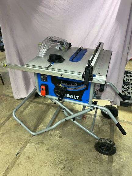 kobalt 10-in portable table saw, like new image