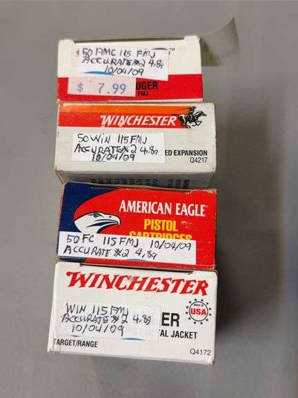 200 rounds of assorted 9mm reloaded ammo image