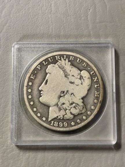 Morgan silver dollar  1899, NO mint mark image
