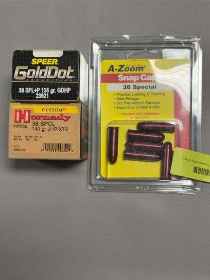 45 rounds assorted 38 Special and 6 Snap Caps image