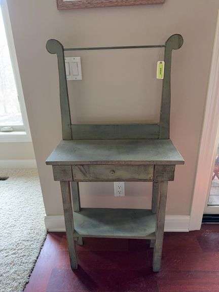 Painted washstand 11D x 24L x 48H image