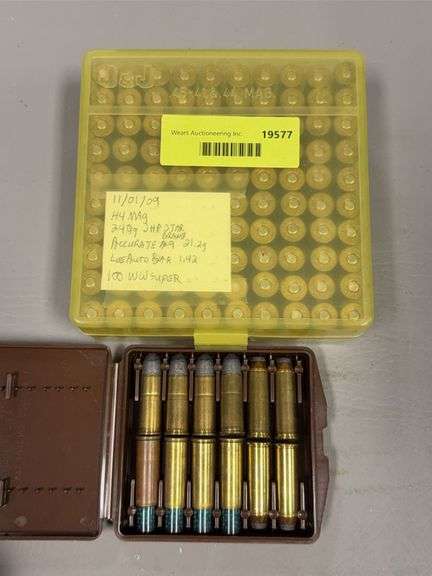 100 rounds assorted 44 mag, reloads image