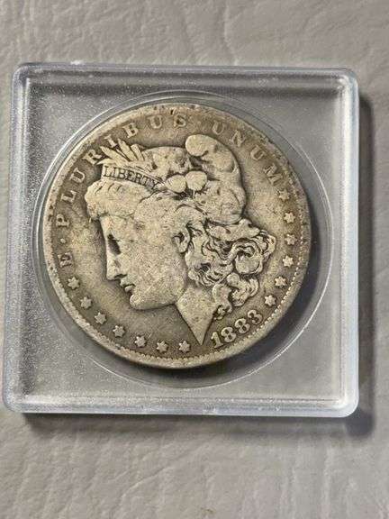 Morgan silver dollar  1883, NO mint mark image