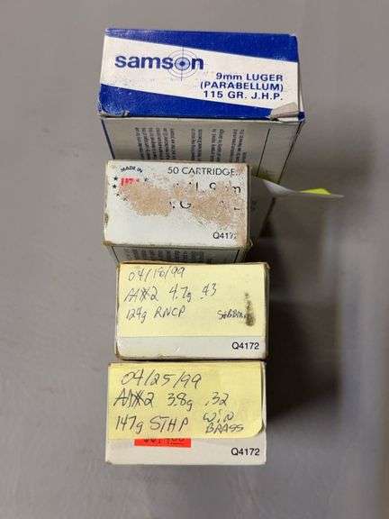 200 rounds of assorted 9mm reloaded ammo image