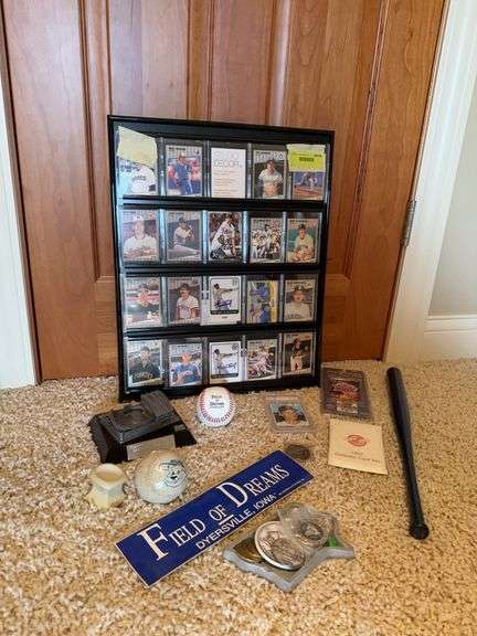 Various baseball cards and memorabilia image