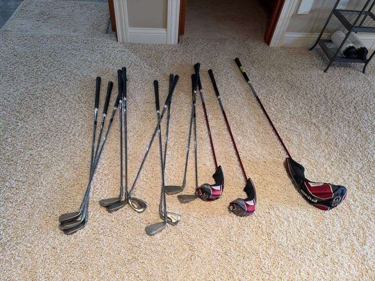 Mens PING I3 golf clubs-Irons 3 thru wedge, Driver and 2 hybrids image