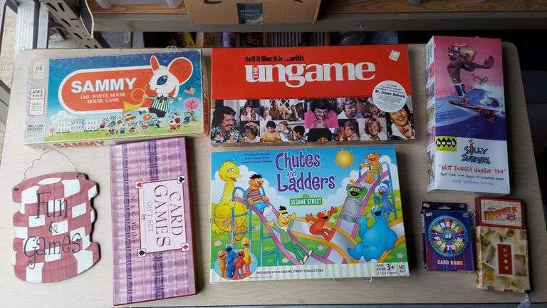 Assorted Board Games & Card Games image