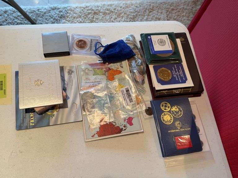 Foreign coinage, including Vatican coins image