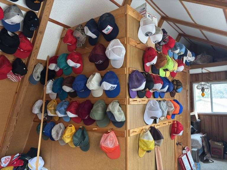 Massive collection of baseball caps!!! image