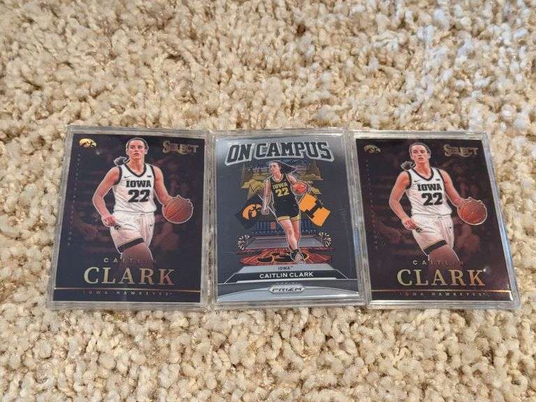 3 Caitlin Clark trading cards image